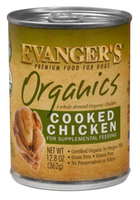 Evanger's 100% Organic Cooked Chicken Canned Dog Food