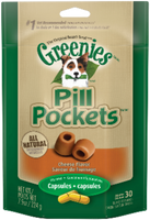 Greenies Pill Pockets Canine Cheese Flavor Dog Treats