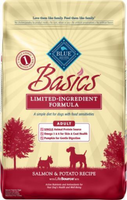 Blue Buffalo Basics Adult Skin & Stomach Care Salmon & Potato Recipe Dry Dog Food