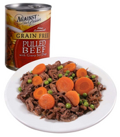 Against the Grain Pulled Beef with Gravy Canned Dog Food