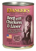 Evanger's Classic Beef with Chicken And Liver Canned Dog Food