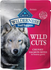 Blue Buffalo Wilderness Wild Cuts Trail Toppers Chunky Salmon Bites in Hearty Gravy Dog Food Pouches