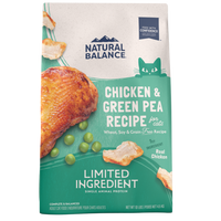 Natural Balance Limited Ingredient Grain Free Dry Cat Food, Chicken & Green Pea Recipe
