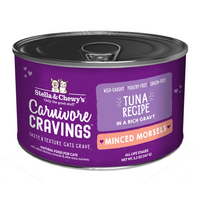 Stella & Chewys Carnivore Cravings Minced Morsels Wild Caught Tuna Recipe Cans
