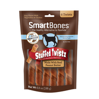 SmartBones Stuffed Twistz Peanut Butter Chew Dog Treats