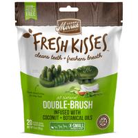 Merrick Fresh Kisses Coconut Oil and Botanics Dental Dog Chews Extra Small