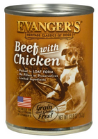 Evanger's Beef with Chicken Canned Dog Food