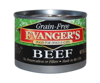 Evanger's Grain Free Beef Canned Dog and Cat Food