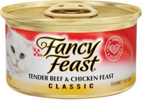 Fancy Feast Classic Pate Beef and Chicken Wet Cat Food