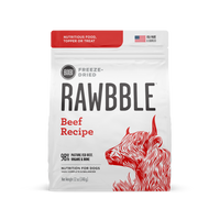 Bixbi Rawbble Freeze Dried Grain Free Beef Recipe for Dogs