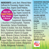 Organomics Lamb & Beef Dinner for Dogs