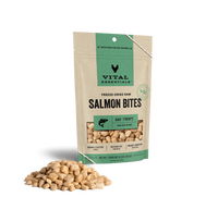 Vital Essentials Freeze Dried Raw Salmon Bites Dog Treats