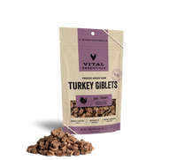 Vital Essentials Freeze Dried Raw Turkey Giblets Dog Treats,