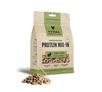 Vital Essentials Freeze Dried Raw Protein Mix In Rabbit Recipe Mini Nibs Topper for Dogs