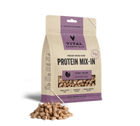 Vital Essentials Freeze Dried Raw Protein Mix In Turkey Recipe Mini Nibs Topper for Dogs