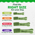 Greenies Large Dental Chews Flavored with Spearmint and Blueberry Dog Treat