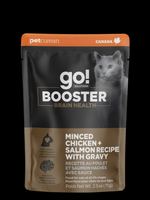 Petcurean GO! Booster Immune Health Minced Chicken and Salmon with gravy for cats