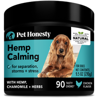 Pet Honesty Dog Hemp Calming Chews, Anxiety & Stress Relief, Chicken