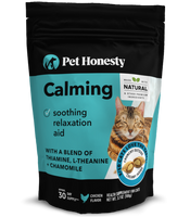 Pet Honesty Cat Calming Dual Texture Chew Supplements, Chicken