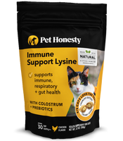 Pet Honesty Cat Immune Support Lysine Dual Texture Chews, Chicken