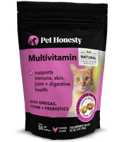 Pet Honesty Cat Multivitamin Immune Health Supplement Chews, Chicken