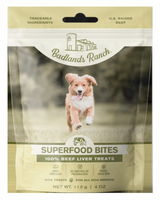 Badlands Ranch Superfood Bites Beef Liver for Dogs
