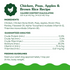 Greenies Chicken Apple Brown Rice and Peas in Bone Broth Wet Dog Food Topper
