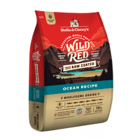 Stella & Chewy's Wild Red Dry Dog Food Raw Coated High Protein Wholesome Grains Ocean Recipe
