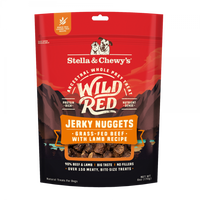 Stella & Chewy's Wild Red Jerky Nuggets Dog Treats Beef & Lamb Recipe