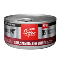 Orijen Tuna, Salmon & Beef Entree in Bone Broth Canned Cat Food