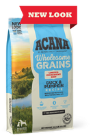 ACANA Wholesome Grains, Duck & Pumpkin Recipe, Limited Ingredient Diet Dry Dog Food