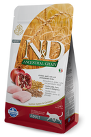 Farmina N&D Natural & Delicious Low Grain Adult Chicken & Pomegranate Dry Cat Food