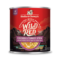 Stella & Chewy's Wild Red Wet Dog Food Chicken & Turkey Stew High Protein Recipe