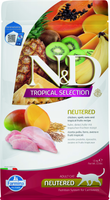 Farmina N&D Tropical Selection Feline Neutered  Chicken, Spelt, Oats and Tropical Fruits Feline Dry Cat Food