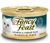 Fancy Feast Classic Pate Salmon and Shrimp Wet Cat Food