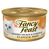 Fancy Feast Classic Pate Liver and Chicken Wet Cat Food
