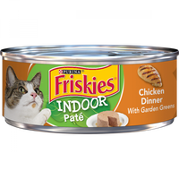 Purina Friskies Indoor Chicken Dinner Pate Wet Cat Food