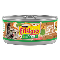 Purina Friskies Indoor Chunky Chicken and Turkey Casserole Wet Cat Food