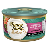 Fancy Feast Elegant Medleys Shredded Salmon Wet Cat Food