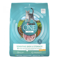 Purina One Sensitive Skin and Stomach Dry Cat Food
