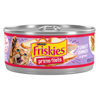 Friskies Prime Filets Turkey Dinner in Gravy Wet Cat Food