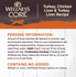 Wellness CORE Grain Free Natural Turkey, Chicken and Turkey Liver Recipe Wet Canned Dog Food
