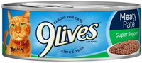 9Lives Meaty Pate Super Supper Canned Cat Food