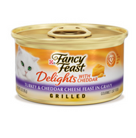 Fancy Feast Delights Turkey and Cheddar Wet Cat Food