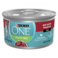 One Grain Free Premium Pate Beef Wet Cat Food