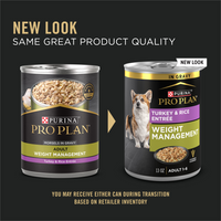 ProPlan Weight Management Turkey and & Rice Wet Dog Food