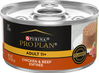 Purina Pro Plan Chicken and Beef Senior 11+ Wet Cat Food