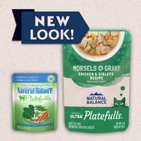 Natural Balance Original Ultra Platefulls Wet Cat Food, Chicken & Giblets Morsels in Gravy Recipe