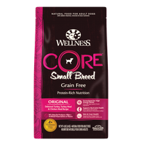 Wellness CORE Grain Free Natural Small Breed Health Turkey and Chicken Recipe Dry Dog Food