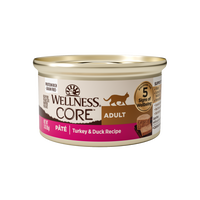 Wellness CORE Natural Grain Free Turkey and Duck Pate Wet Canned Cat Food